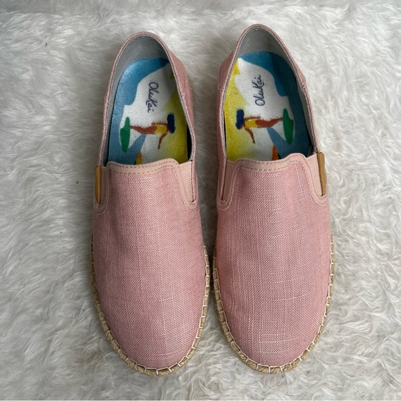 Olukai Kaula Pa'a Kapa Shoe-Rose Sea Salt/Rose Sea Salt size 7 - Picture 13 of 14